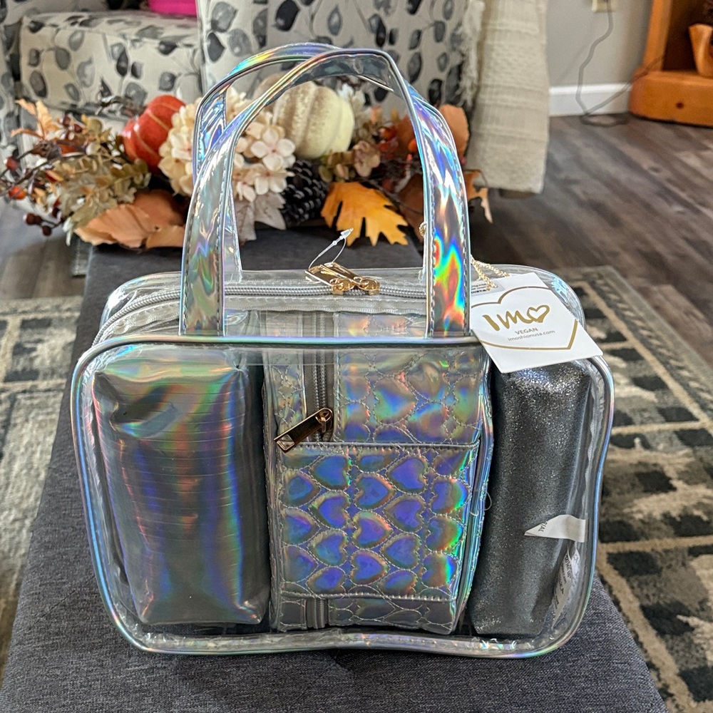 VM Iridescent Cosmetic Bag Set